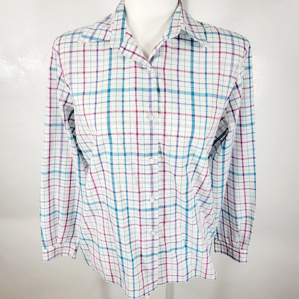 Vintage Striped Button-down